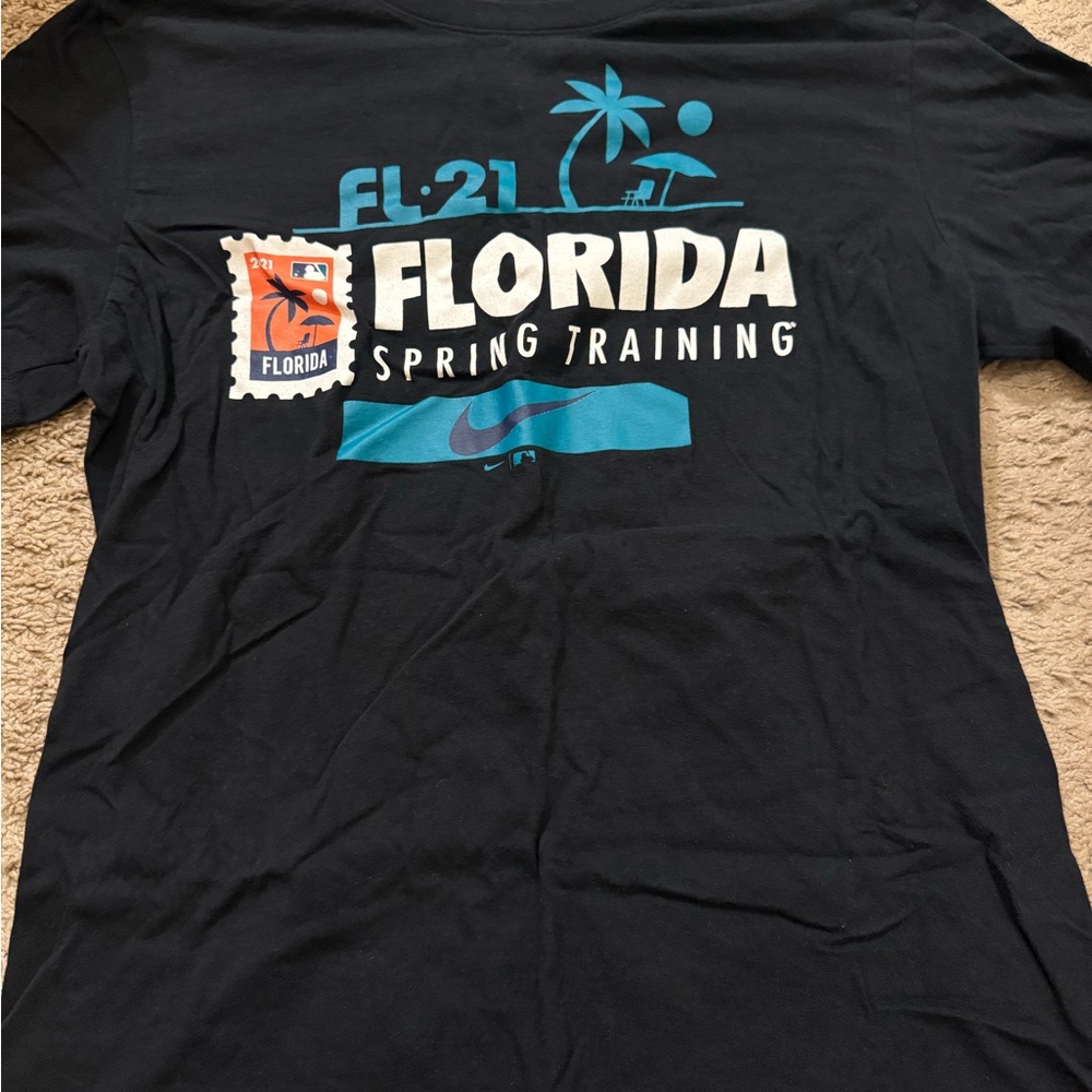 Nike FL Spring Training Black Short Sleeve Tee